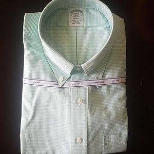 Regent Fitted Dress Shirt, Non-Iron Windowpane